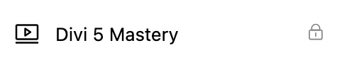 No access to Divi 5 Mastery (yet?)