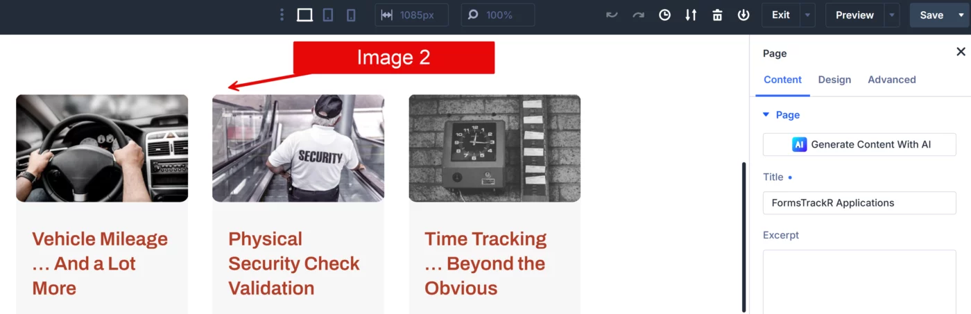 Issue with radius on blog post images