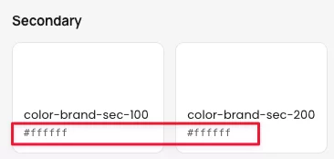 Color-Brand-sec-100 and 200?
