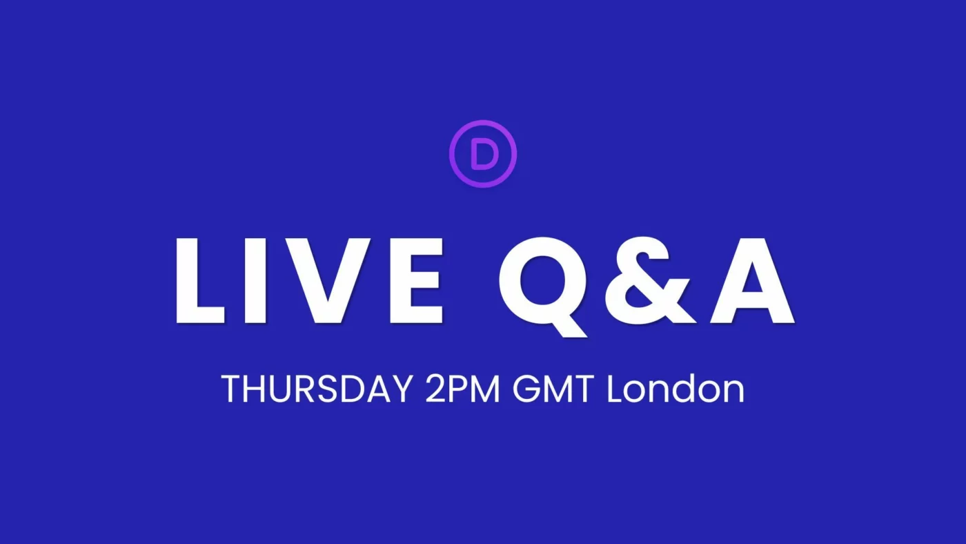 Join Me LIVE Tomorrow 2PM UK TIME