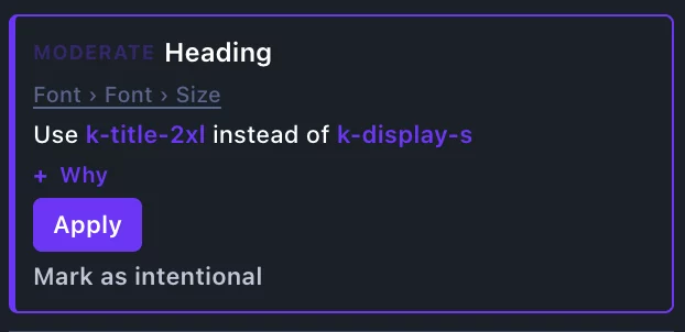 Design Assist "Why" link function?
